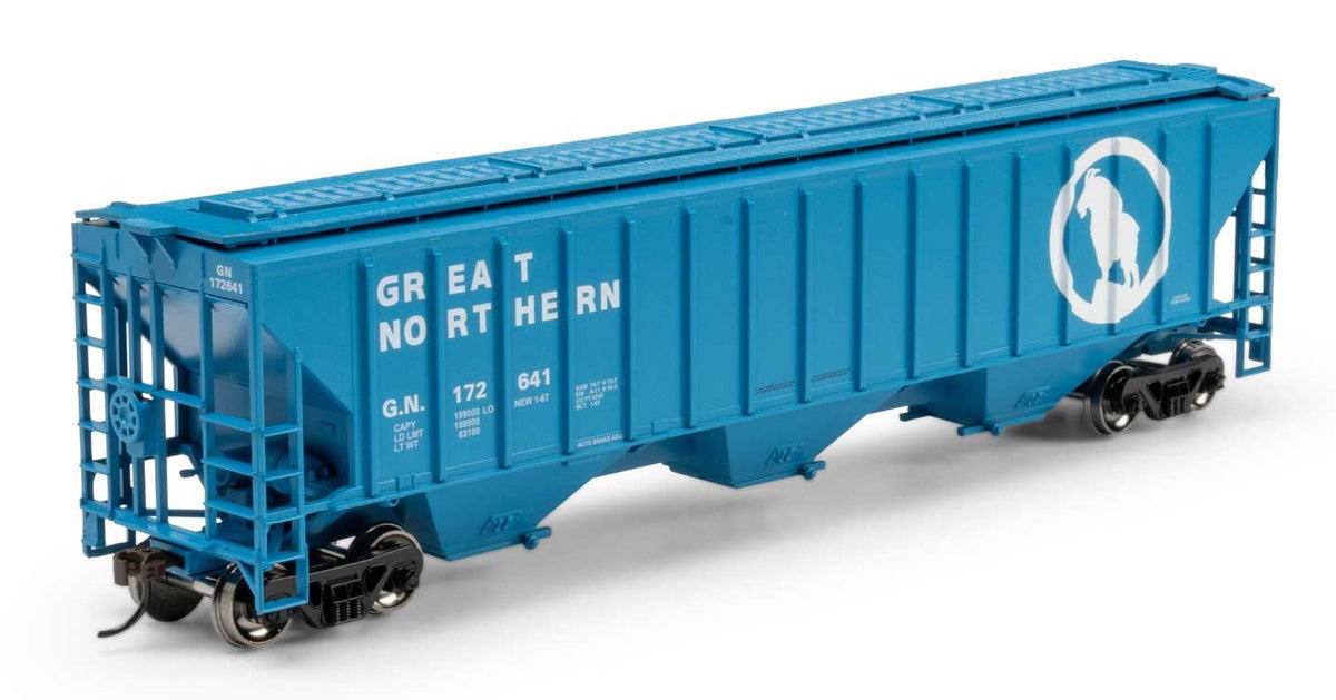 Athearn HO ATH-2369 Pullman-Standard PS 4740 Covered Hopper Great Northern GN #172641