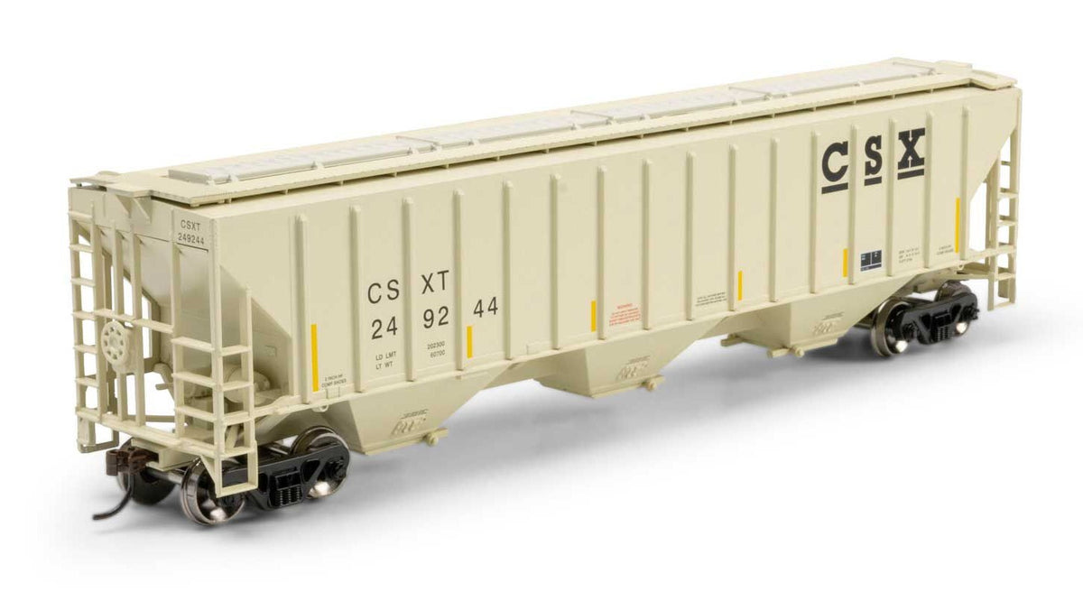 Athearn HO ATH-2370 Pullman-Standard PS 4740 Covered Hopper CSX CSXT #249244