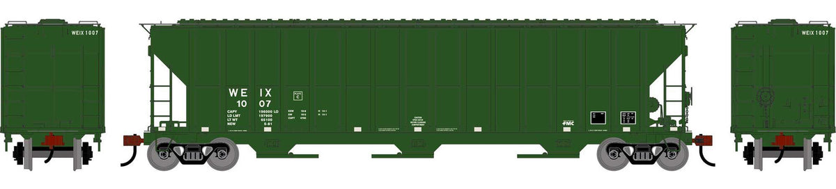 Athearn HO ATH-2495 FMC 4700 Covered Hopper WEIX #1007