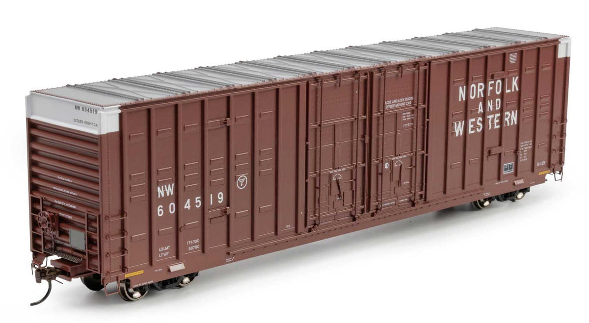 Athearn HO ATH-2511 60' Berwick Box Car Norfolk and Western NW #604519
