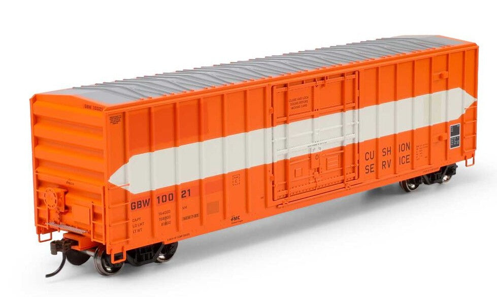 Athearn HO ATH-2781 50' FMC 5327 12' Plug Door Box Car GBW #10021