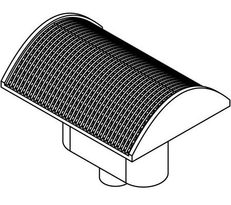 Athearn HO ATH01267 Spark Arrestor Curved Top 6-Pack