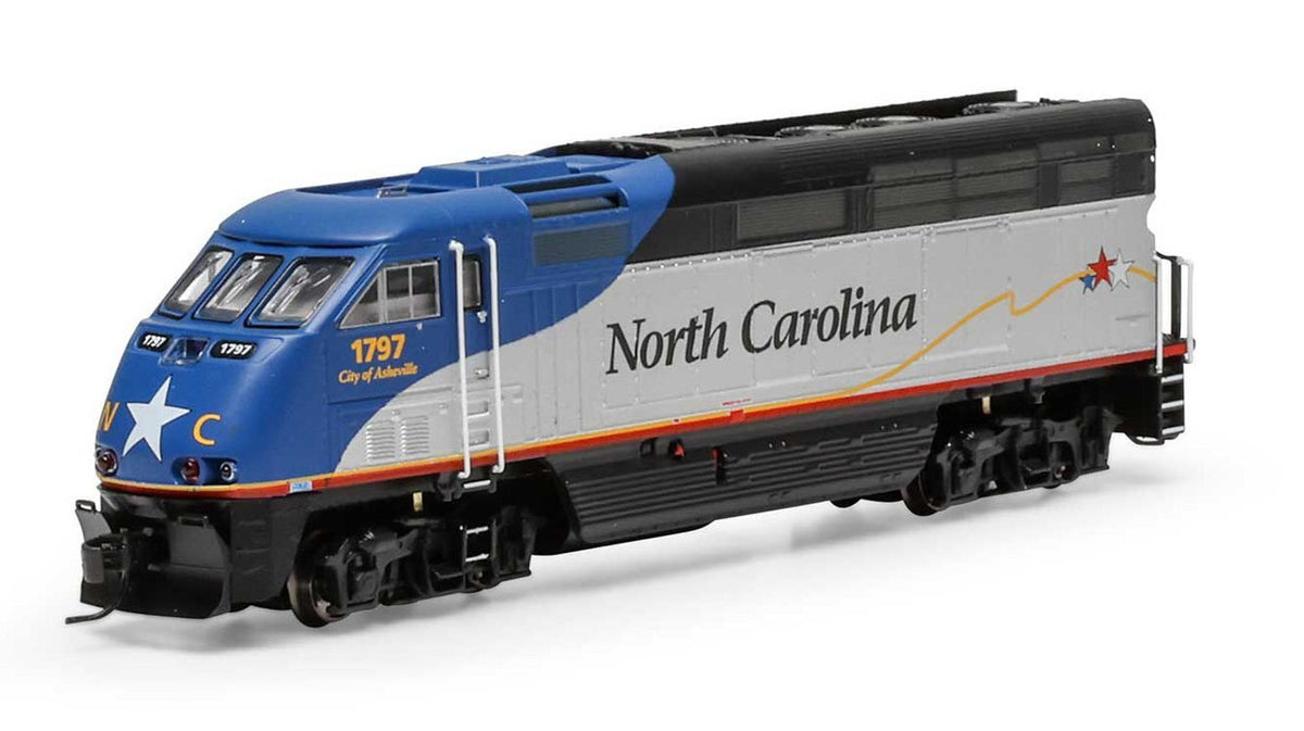 Athearn N ATH15404 DCC/Tsunami2 Sound Equipped EMD F59PHI Locomotive North Carolina DOT RNCX #1797