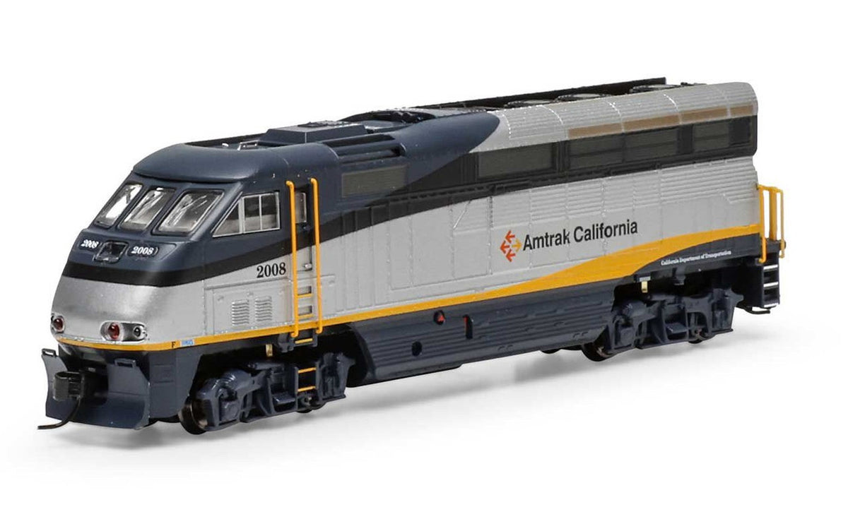 Athearn N ATH15408 DCC/Tsunami2 Sound Equipped EMD F59PHI Locomotive Amtrak California CDTX #2008