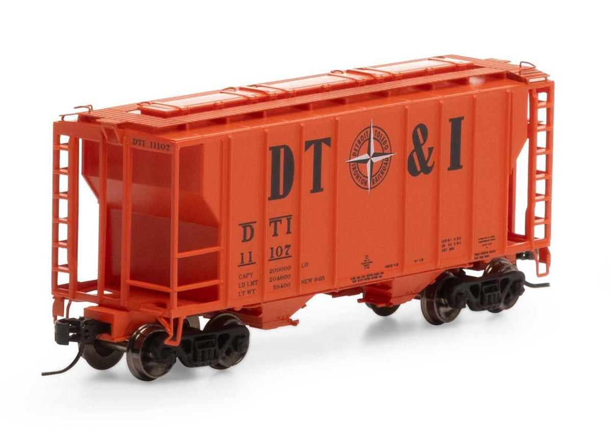 Athearn N ATH17249 PS-2 2600 Covered Hopper DT&I DTI #11107