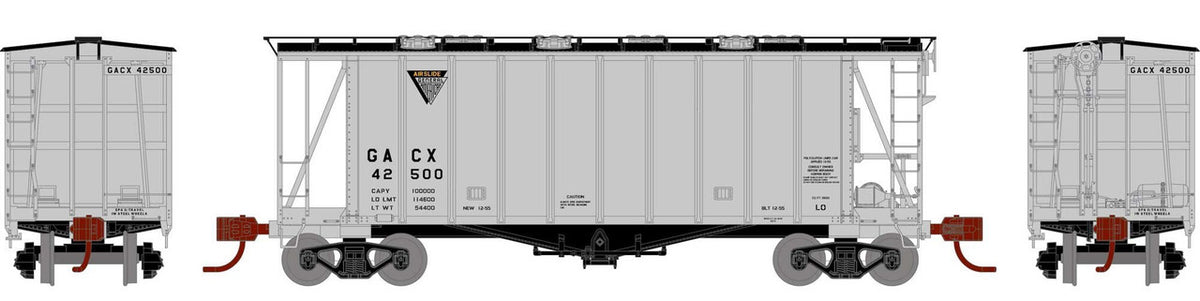 Athearn N ATH23871 GATC 40' 2600 Airslide Hopper GACX #42500