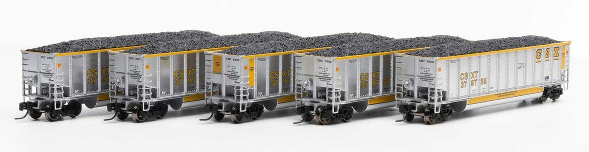 Athearn N ATH25077 Bethgon Coalporter with Load CSX #1 5-Pack