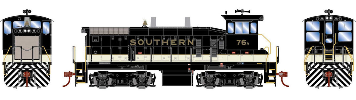 Athearn HO ATH29674 DCC Ready EMD SW1500 Locomotive Southern Railway #76A