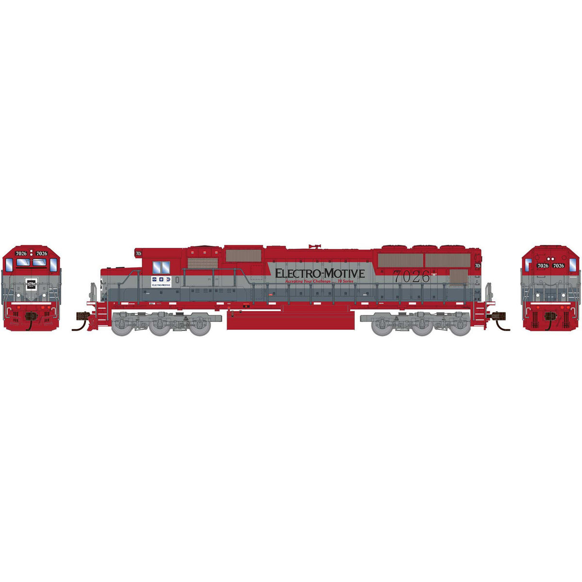 Athearn N ATH3092 DCC Ready EMD SD70 Electromotive Demonstrator EMD #7026