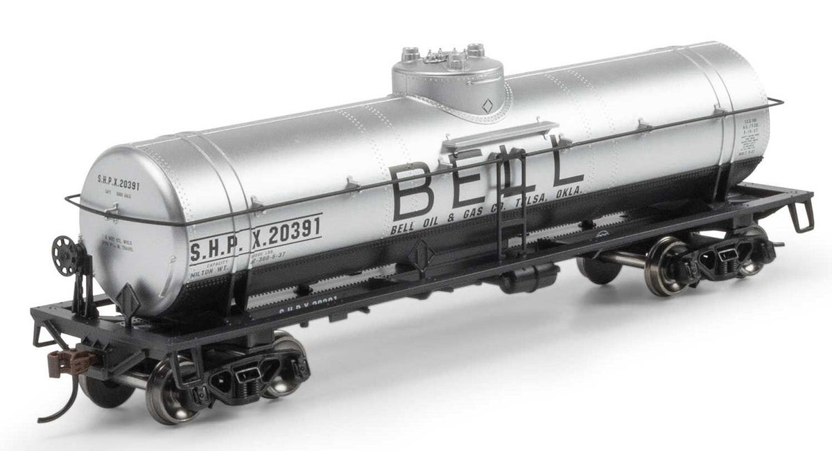 Athearn HO ATH3383 Single Dome Tank Car Bell Oil SHPX #20391