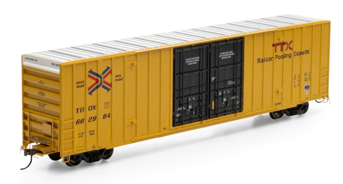 Athearn RTR HO ATH75295 60' Gunderson Box Car TTX 'Forward Thinking' TBOX #662984