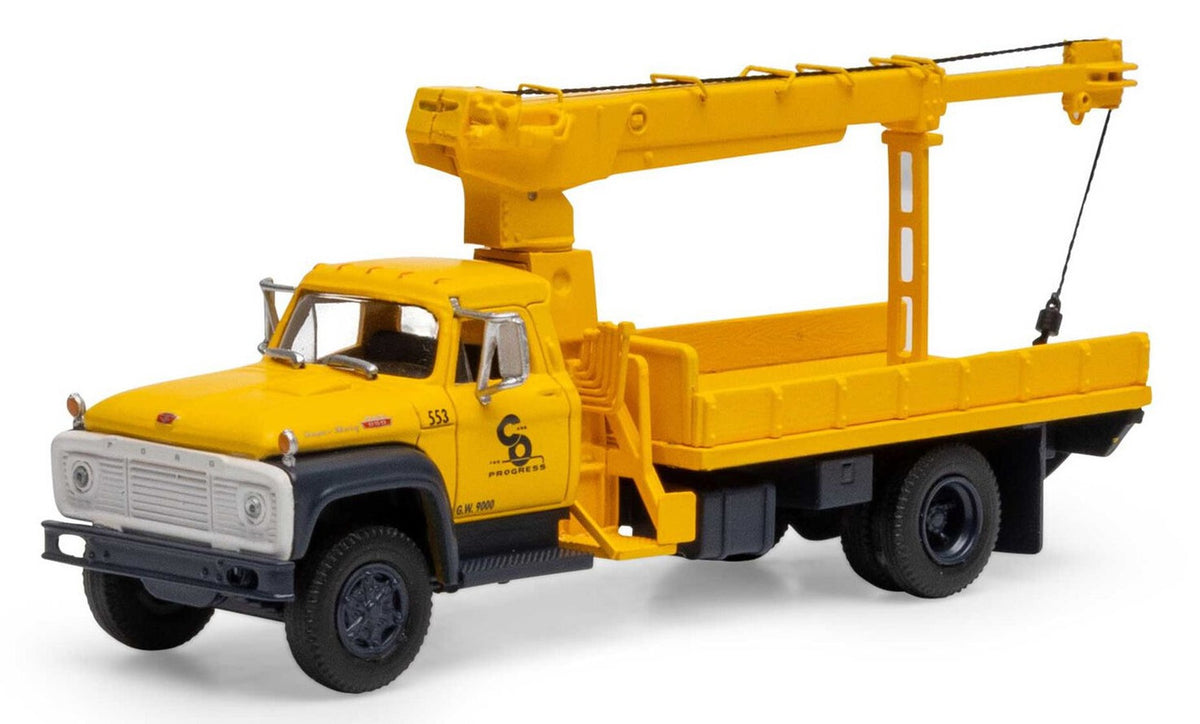 Athearn HO ATH96950 Ford F-850 Boom Truck Chesapeake & Ohio C&O #553