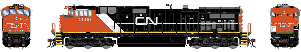 Athearn Genesis HO ATHG-1225 DCC/Tsunami 2 Sound Equipped GE Dash 9-44CW Locomotive Canadian National CN #2506