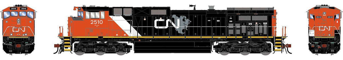 Athearn Genesis HO ATHG-1226 DCC/Tsunami 2 Sound Equipped GE Dash 9-44CW Locomotive Canadian National CN #2510