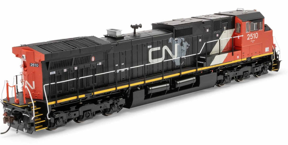Athearn Genesis HO ATHG-1206 DCC Ready GE Dash 9-44CWL Locomotive Canadian National CN #2510