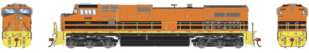 Athearn Genesis HO ATHG-1211 DCC Ready GE Dash 9-44CW Locomotive ARZC #4400