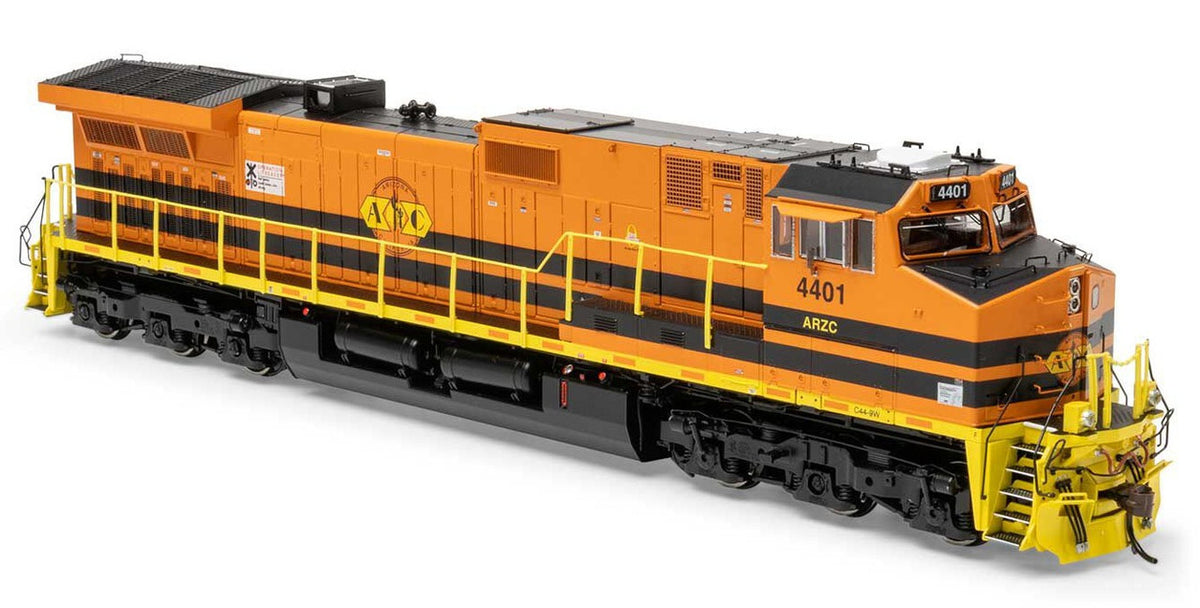 Athearn Genesis HO ATHG-1299 DCC Ready GE Dash 9-44CW Locomotive ARZC w/Heralds & OLS Logo ARZC #4401