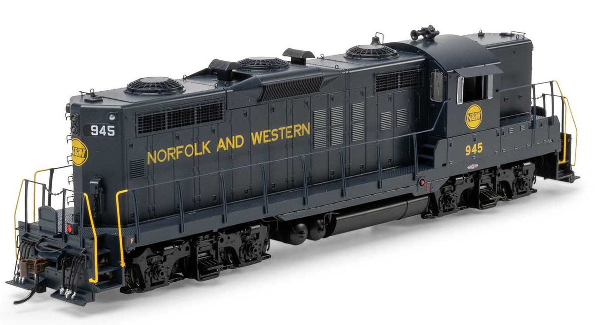 Athearn Genesis HO ATHG-1375 DCC/Tsunami 2 Sound Equipped EMD GP18 Locomotive Norfolk & Western NW #945