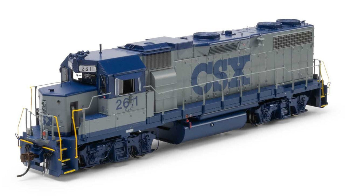 Athearn Genesis HO ATHG-1389 DCC Ready EMD GP38-2 Locomotive CSX 'Blue Down' CSX #2611