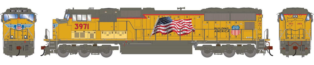 Athearn Genesis HO ATHG-1607 DCC/Tsunami 2 Sound Equipped EMD SD70M Locomotive Union Pacific UP #3971