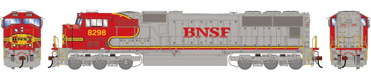 Athearn Genesis HO ATHG-1627 DCC/Tsunami 2 Sound Equipped EMD SD75I Locomotive BNSF #8298
