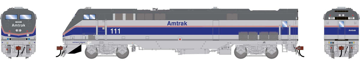 Athearn Genesis HO ATHG-1673 DCC Ready GE P42DC Locomotive Amtrak Phase IV 'NEC' AMTK #111