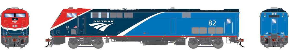Athearn Genesis HO ATHG-1700 DCC/Tsunami 2 Sound Equipped GE P42DC Locomotive Amtrak Phase VII AMTK #82