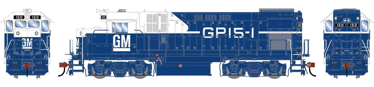Athearn Genesis HO ATHG-1885 DCC Ready EMD GP15-1 Locomotive Legendary Liveries EMDX 'DEMO' #150