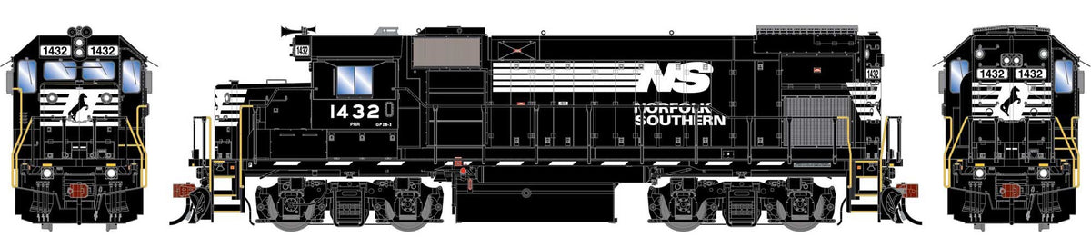 Athearn Genesis HO ATHG-1890 DCC Ready EMD GP15-1 Locomotive Norfolk Southern NS #1432