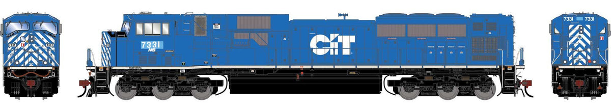 Athearn Genesis HO ATHG-1939 DCC/Tsunami 2 Sound Equipped EMD SD90MAC Locomotive NS 'Ex-CIT' #7331