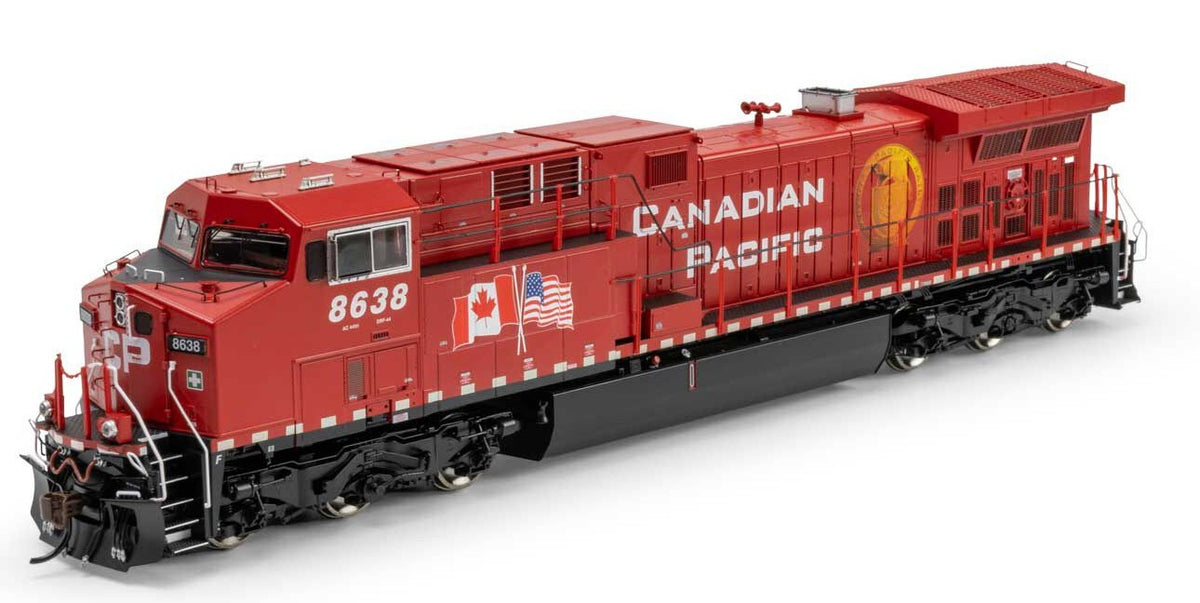 Athearn Genesis HO ATHG-2064 DCC/Tsunami 2 Sound Equipped GE AC4400CW Locomotive Canadian Pacific 'Dual Flags Scheme' CP #8638