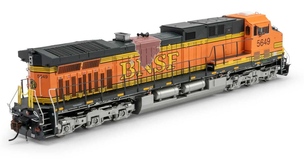 Athearn Genesis HO ATHG-2076 DCC/Tsunami 2 Sound Equipped GE AC4400CW Locomotive "Primed For Grime" BNSF #5649