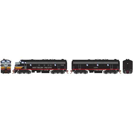 Athearn Genesis HO ATHG19307 DCC Ready FP7A/F7B Southern Pacific 'Black Widow' SP #6449/8295