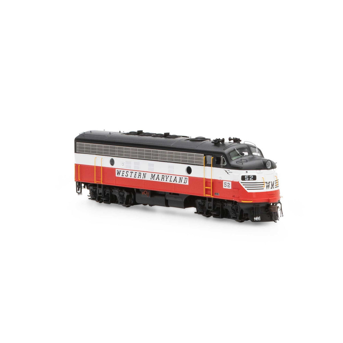 Athearn Genesis HO ATHG19353 DCC Ready EMD F3A Western Maryland WM #52
