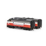 Athearn Genesis HO ATHG19554 DCC/Sound EMD F7A/B Set Western Maryland WM #242/#408