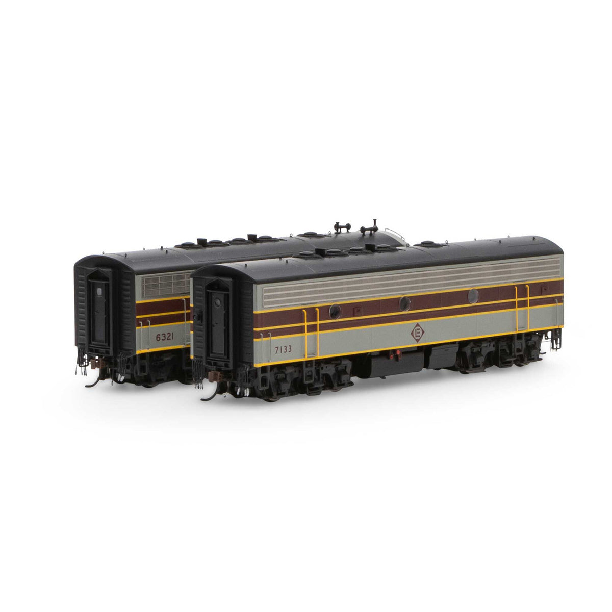 Athearn Genesis HO ATHG19558 DCC/Sound EMD F7A/B Set Erie Lackawanna 'Freight' #6321/#7133