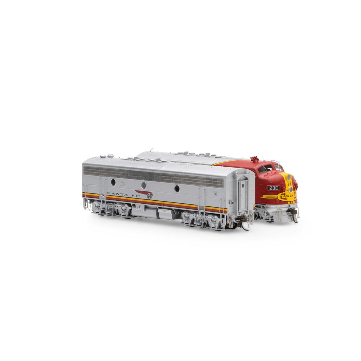 Athearn Genesis HO ATHG19361 DCC Ready EMD F3A/B Set Santa Fe 'Passenger Warbonnet' ATSF #23C/#16B