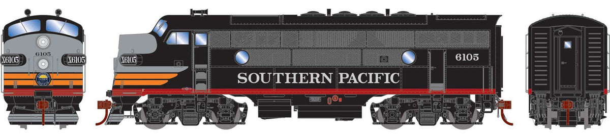 Athearn Genesis HO ATHG19576 DCC Ready EMD F3A Locomotive Southern Pacific SP #6105