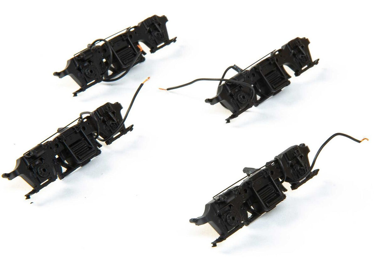 Athearn Genesis HO ATHG40373 Blomberg M Sideframe Set Rubber Hyatt 4-Pack