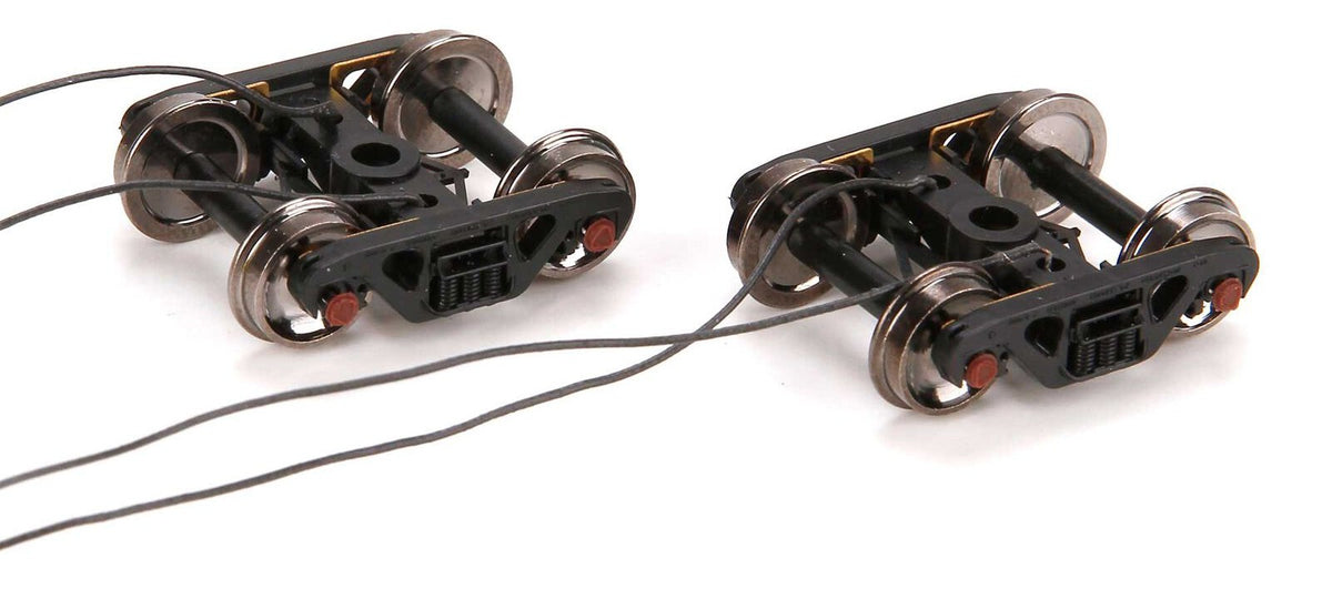 Athearn Genesis HO ATHG61383 70-Ton Trucks with Electrical Pickup 2-pack