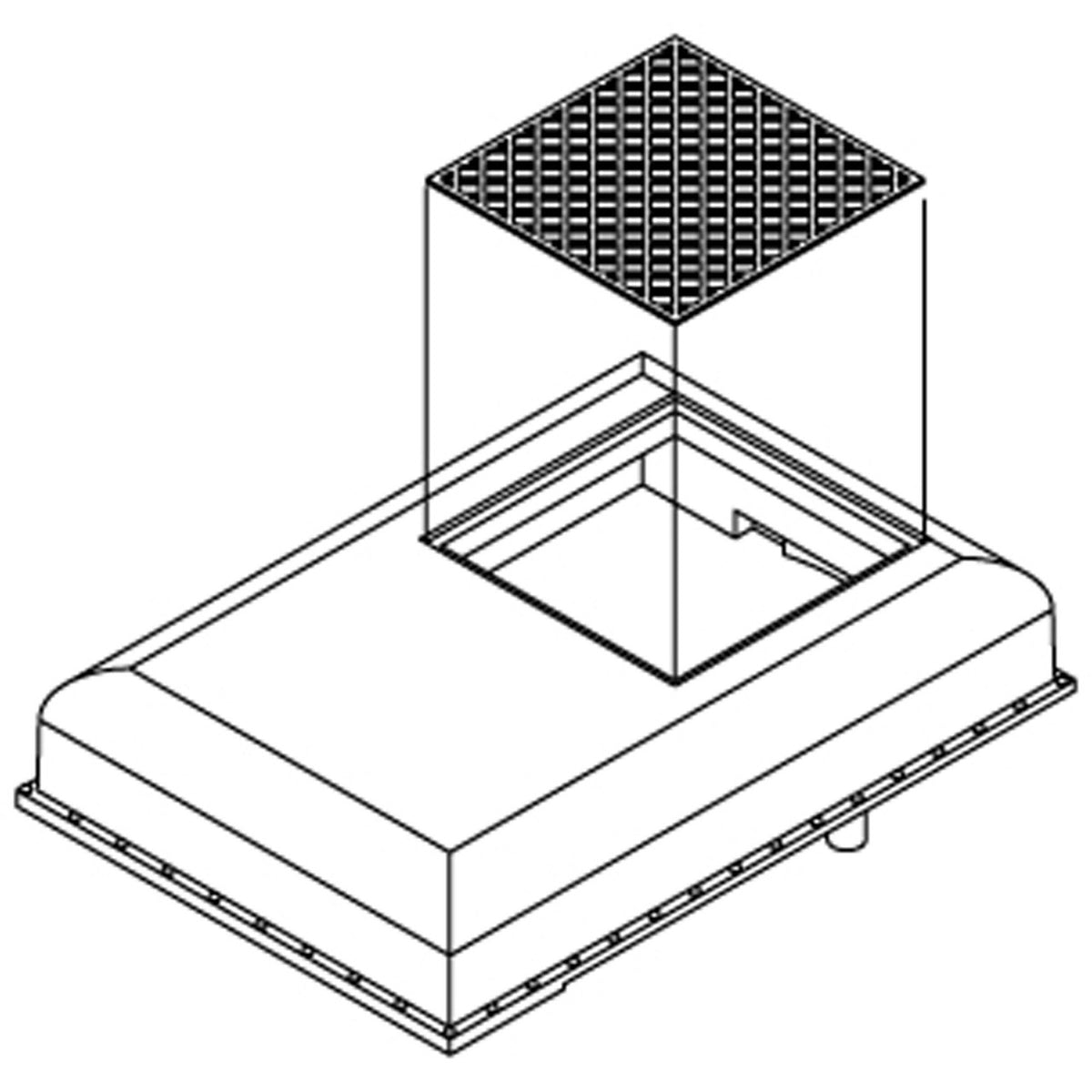 Athearn Genesis HO ATHG62333 Winterization Hatch with 36" Fans Square Grill GP7/9 - 3-Pack