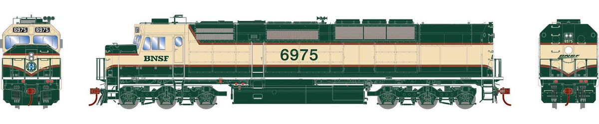 Athearn Genesis HO ATHG64126 DCC Ready SDP40F Locomotive BNSF #6975