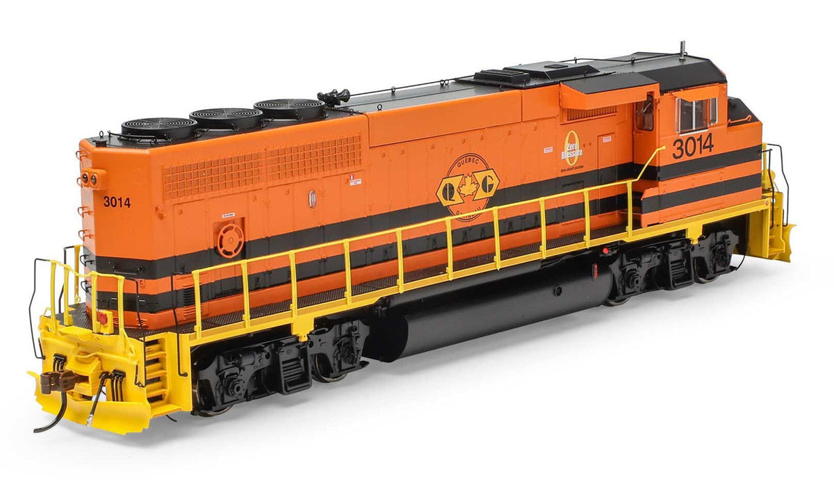 Athearn Genesis HO ATHG64941 DCC/Tsunami 2 Sound Equipped GP40-2 Locomotive Quebec Gatineau Railway QGRY #3014
