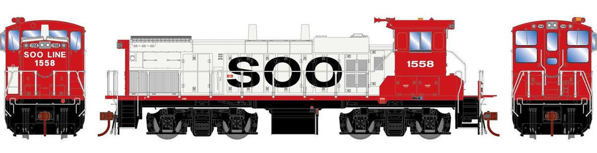 Athearn Genesis HO ATHG66271 DCC Ready EMD MP15AC Locomotive SOO #1558