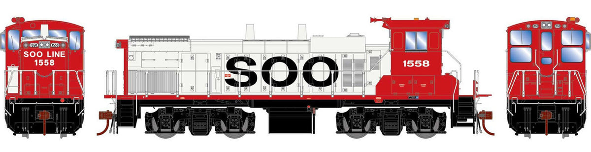 Athearn Genesis HO ATHG66371 DCC/Tsunami 2 Sound Equipped EMD MP15AC Locomotive SOO #1558