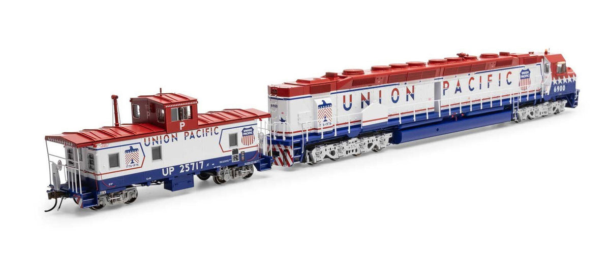 Athearn Genesis HO ATHG71520 DCC Ready EMD DDA40X Locomotive Union Pacific UP #6900 with ICC Caboose #25717