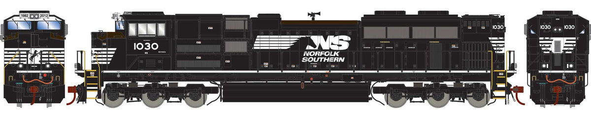 Athearn Genesis HO ATHG75653 DCC/Tsunami 2 Sound Equipped EMD SD70ACe Locomotive Norfolk Southern "30th Anniversary" NS #1030