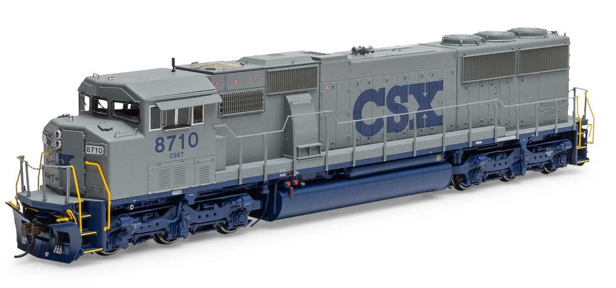 Athearn Genesis HO ATHG75636 DCC/Tsunami 2 Sound Equipped EMD SD60M 'Tri-Clops' Locomotive CSX CSXT #8710