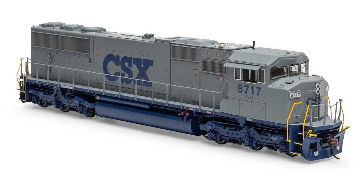 Athearn Genesis HO ATHG75637 DCC/Tsunami 2 Sound Equipped EMD SD60M 'Tri-Clops' Locomotive CSX CSXT #8717