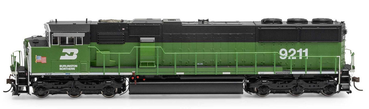 Athearn Genesis HO ATHG75638 DCC/Tsunami 2 Sound Equipped EMD SD60M 'Tri-Clops' Locomotive Burlington Northern BN #9211